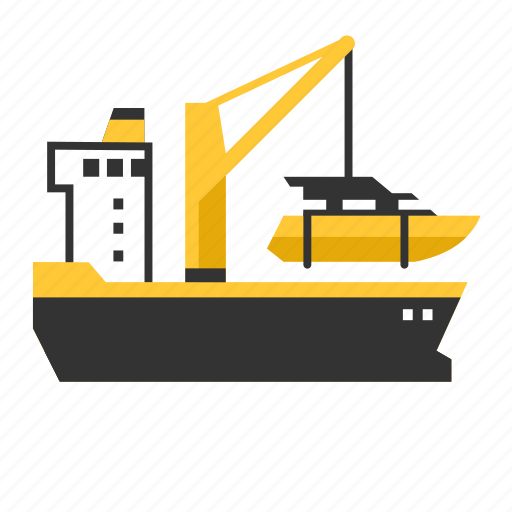 Boat, loading, routes, ship, transport, yacht icon - Download on Iconfinder