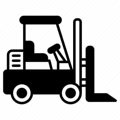 Forklift, truck, vehicle, shipping, lift, car, transport icon - Download on Iconfinder