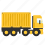 cargo, contrainer, semi, trailer, transport, truck 