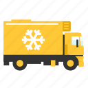 cargo, food, fresh, refrigerator, transport, truck