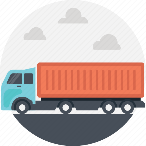 Cargo truck, delivery truck, freight truck, package, trucking post icon - Download on Iconfinder