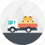 delivery transport, delivery truck, freight truck, package delivery, truck enroute 