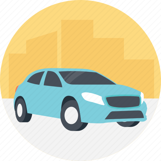 Blue car, cheap car, driving a blue car, family car, rental car icon - Download on Iconfinder