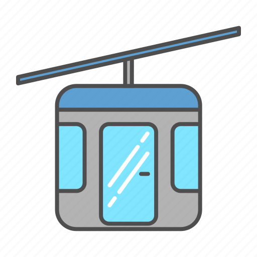 Cable, cable car, car, hanging, railway, transportation, vehicle icon - Download on Iconfinder