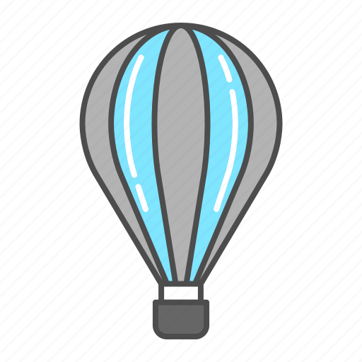Air balloon, delivery, flight, package, plane, shipping, transportation icon - Download on Iconfinder