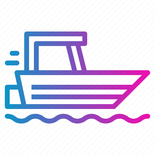 Boat, ship, speed, transport icon - Download on Iconfinder