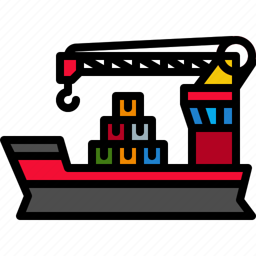 Boat, cargoship, container, transport, transportation icon - Download on Iconfinder