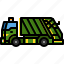 container, garbage, recycling, transportation, trash, truck 