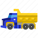 car, dumptruck, heavy, transport, truck, vehicle
