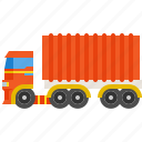 cargo, container, trailer, transport, transportation, truck