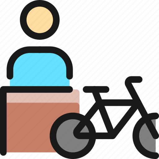 Bicycle, person icon - Download on Iconfinder on Iconfinder