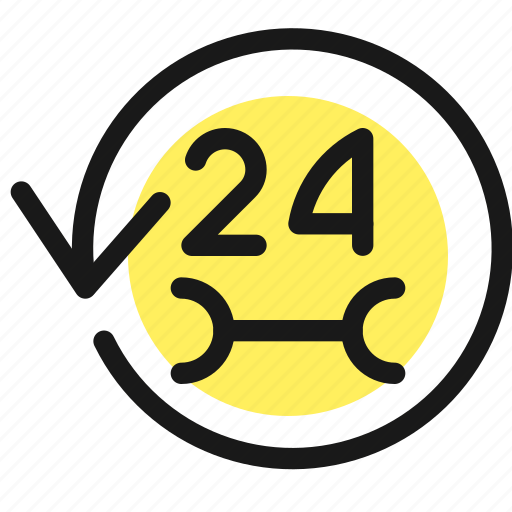 Car, repair, 24h, service icon - Download on Iconfinder
