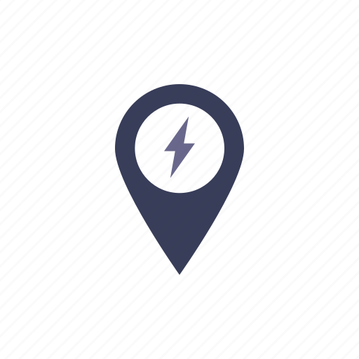 Charging, location, marker, pin, station, localisation icon - Download on Iconfinder