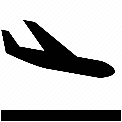 Airplane, arrival, flight, landing, plane icon - Download on Iconfinder