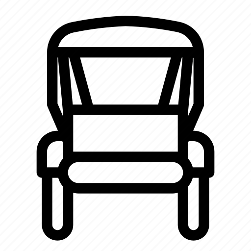 Rickshaw, transportation, vehicle icon - Download on Iconfinder