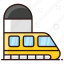 bullet, bullet train, electric train, subway, train, tram, transport 