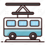 cable bus, electric bus, tramcar, tramway, trolleybus 