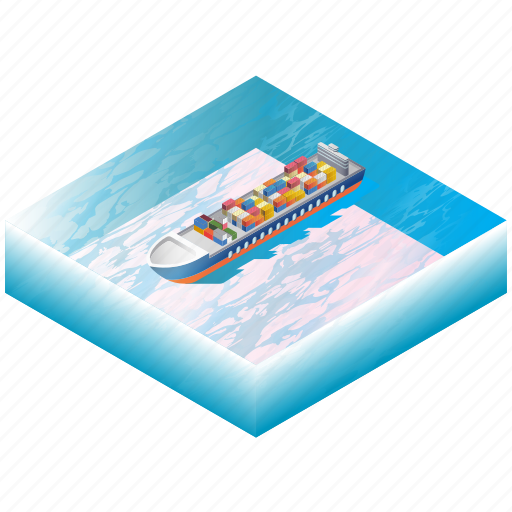 Transportation, objects, delivery, cargo, ship, transport, vehicle 3D illustration - Download on Iconfinder