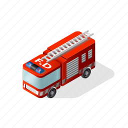 transportation, objects, fire, truck, vehicle, transport, department 