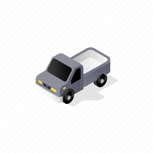 Transportation, objects, pick, up, car, truck, vehicle 3D illustration - Download on Iconfinder