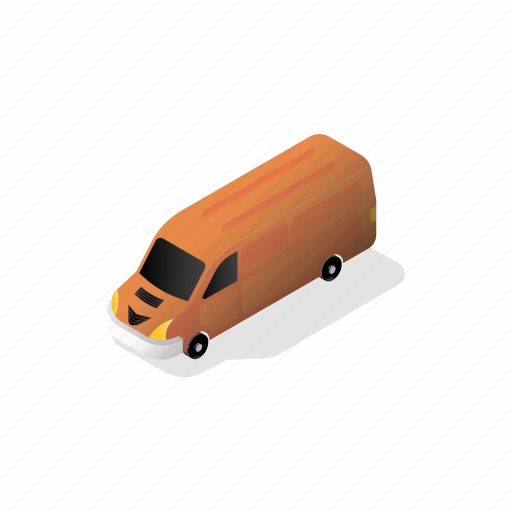 Transportation, objects, van, delivery, vehicle 3D illustration - Download on Iconfinder