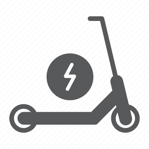 Electric, scooter, charge, eco, transportation, vehicle, transport icon - Download on Iconfinder
