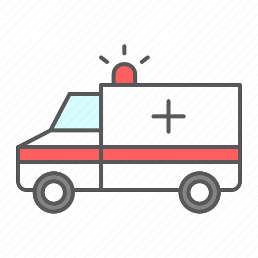 Ambulance, emergency, aid, medical, transportation, vehicle, transport icon - Download on Iconfinder