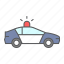 police, car, cop, transportation, vehicle, automobile, transport