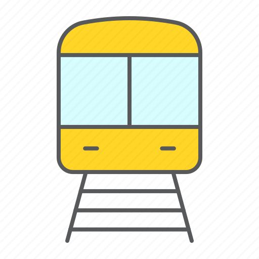 Train, metro, subway, transportation, vehicle, transport, railroad icon - Download on Iconfinder
