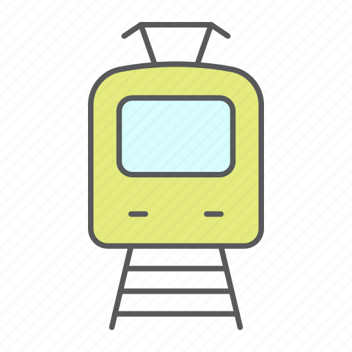 Tram, tramway, travel, transportation, vehicle, transport icon - Download on Iconfinder