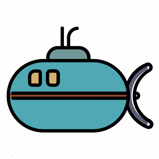 Submarine, bathischape, military, army icon - Download on Iconfinder