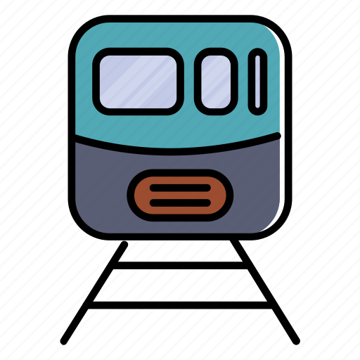 Railroad, train, transportation icon - Download on Iconfinder