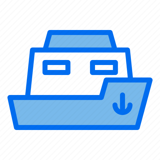 Sea, transport, vehicle, ship icon - Download on Iconfinder