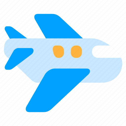 Airplane, plane, airport, travel, flying, sky icon - Download on Iconfinder