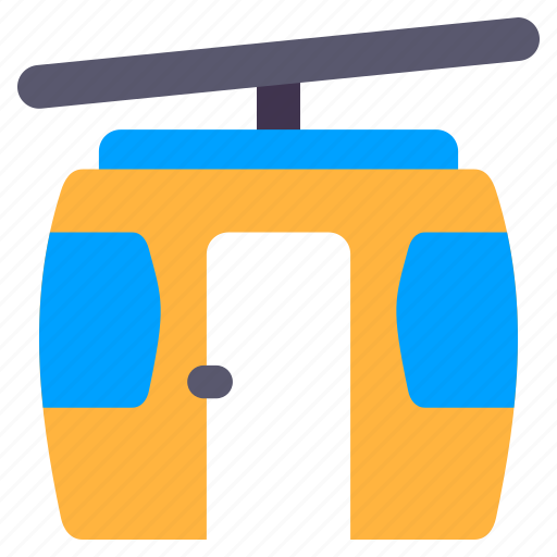 Cable, car, gondola, cableway, cabin, ski, station icon - Download on Iconfinder