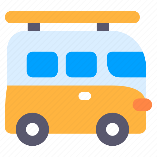 Minivan, minibus, camper, van, trip icon - Download on Iconfinder
