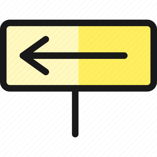 Road, sign, board, left icon - Download on Iconfinder