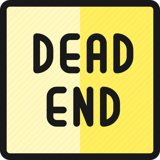 Sign, deadend, road icon - Download on Iconfinder