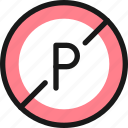 road, sign, no, parking, allowed