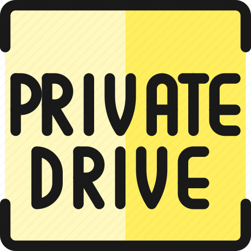 Road, sign, private, drive icon - Download on Iconfinder