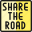 road, sign, share, the 