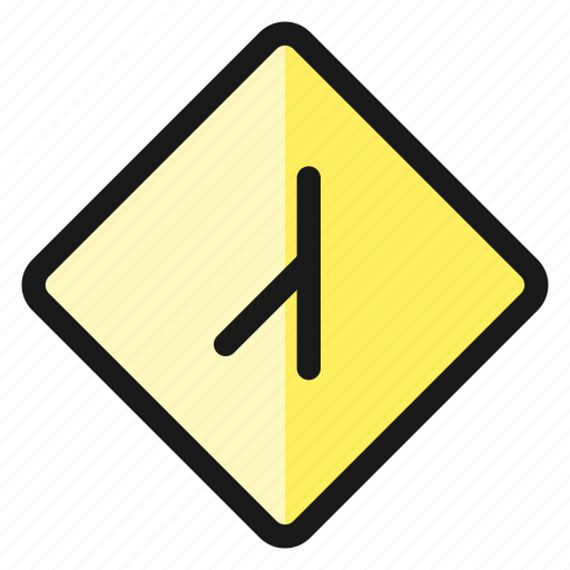 Side, left, road, angle, sign icon - Download on Iconfinder