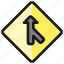 right, road, sign, angle, side 