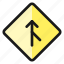 right, road, sign, side 