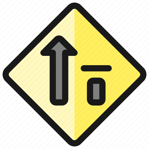 Road, sign, traffic, priority, left icon - Download on Iconfinder