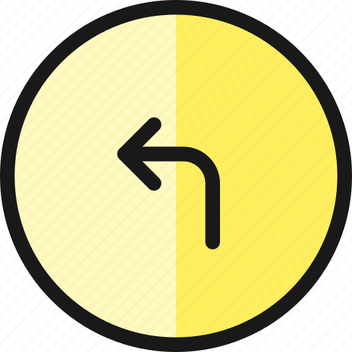 Sign, turn, left, road icon - Download on Iconfinder