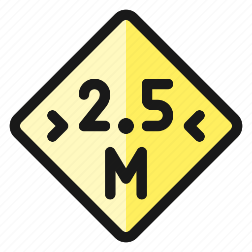 Road, sign, width icon - Download on Iconfinder