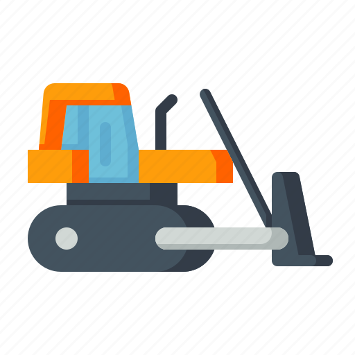 Bulldozer, transport, transportation, vehicle, heavy icon - Download on Iconfinder