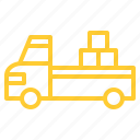 transportation, truck, delivery, shipping, pickup truck