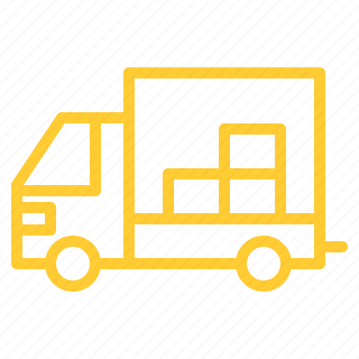 Delivery, shipping, truck, pickup truck, package, transportation icon - Download on Iconfinder